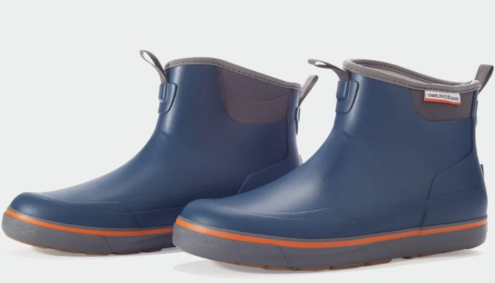 Grundens Deck Boss Ankle Boots - Waterproof Fishing Boots for Men & Women - Non-Slip Rubber Sole - Ideal for Boating, Fishing, and Outdoor Work