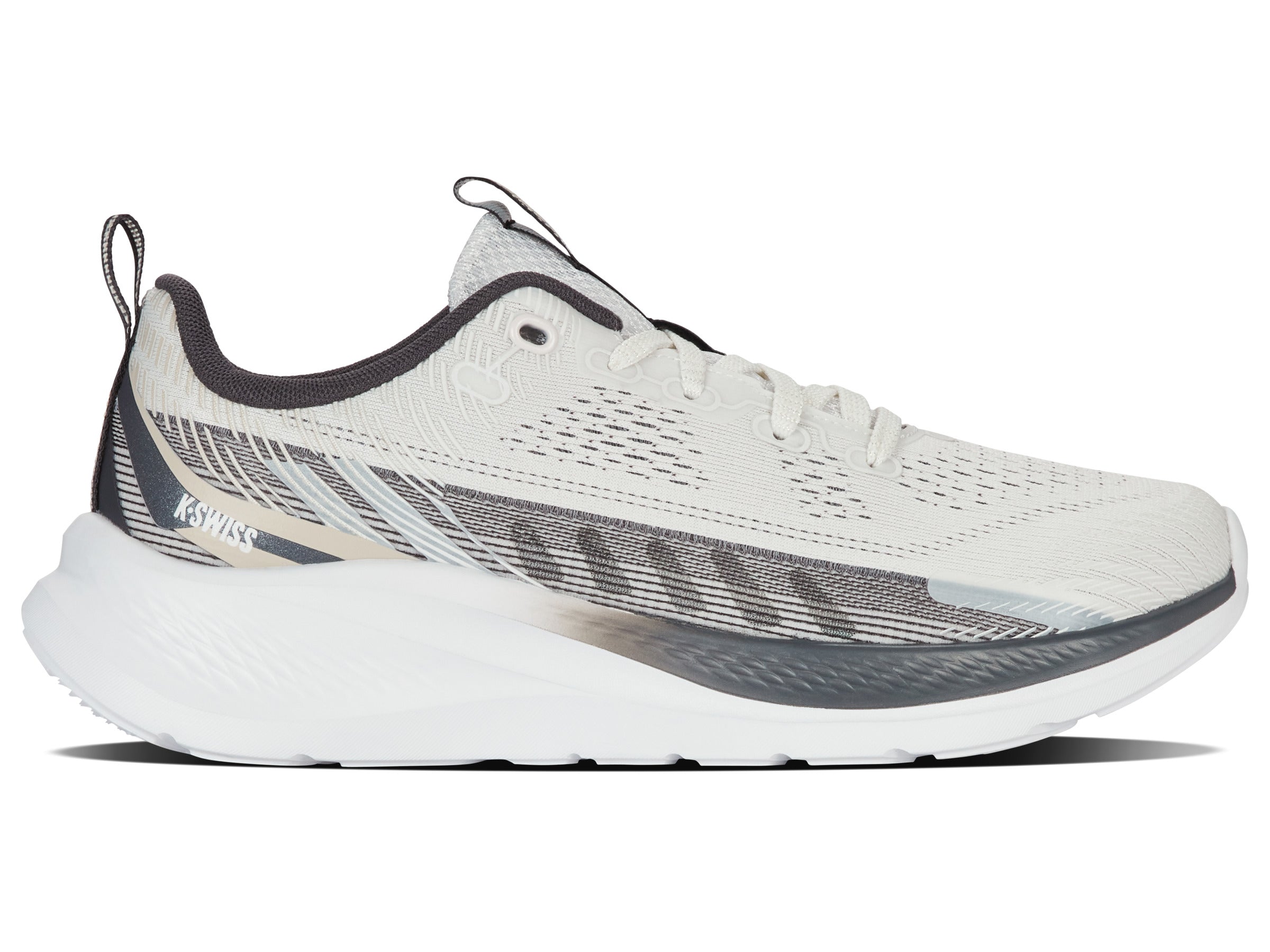 HELIO TRAINER Running Shoes for Men - White/Asphalt/Oatmeal Colorway | Lightweight & Breathable for Jogging, Gym Workouts & Daily Wear