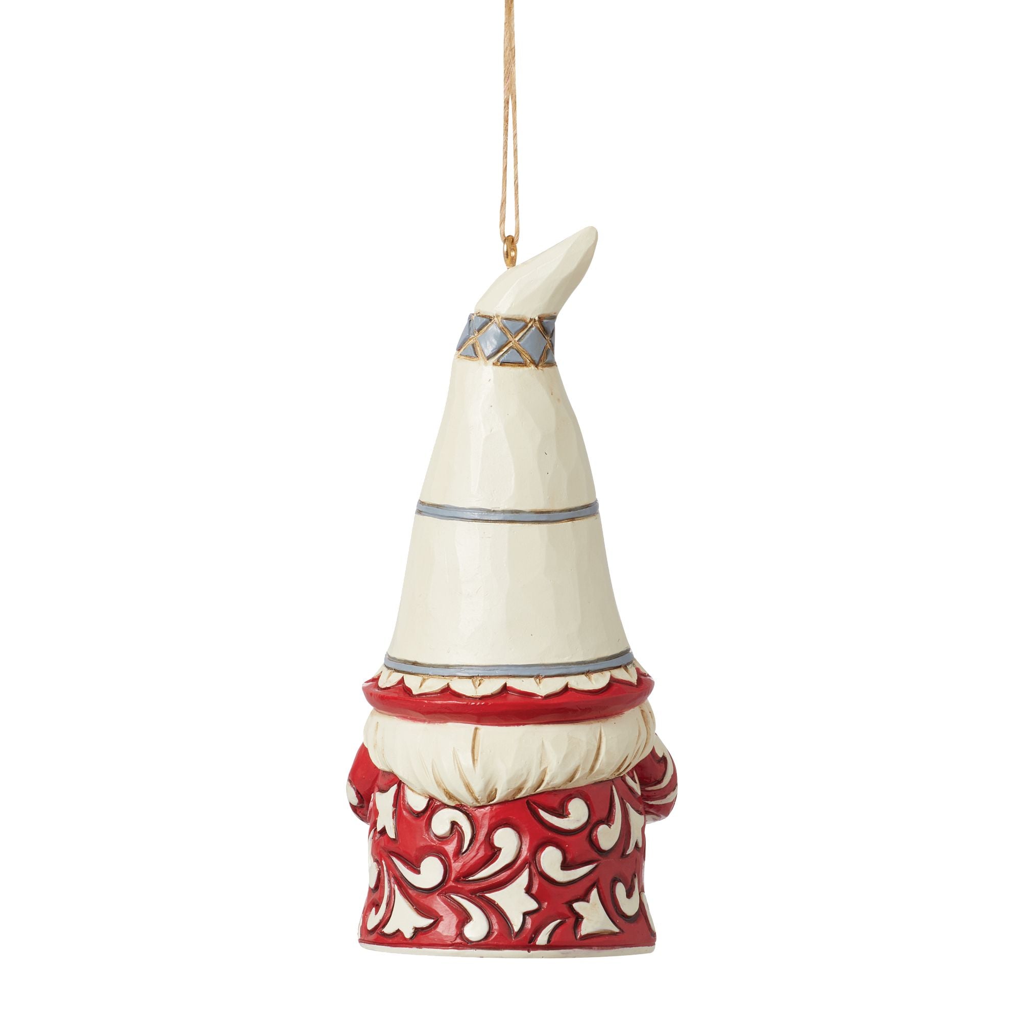 Nordic Noel Gnome with Heart Ornament - Christmas Tree Decor, Holiday Home Decoration for Festive Season & Gift Giving
