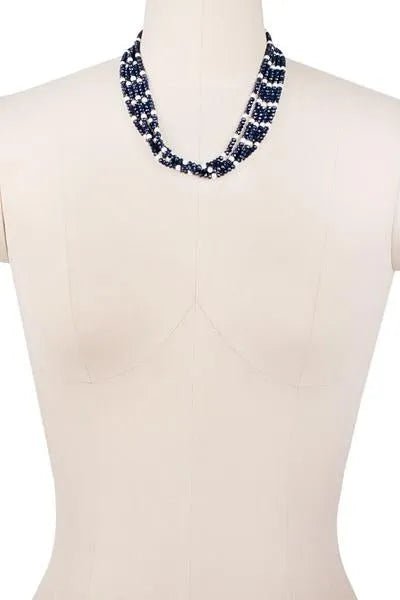 Elegant Short Crystal Pearl Necklace for Women - Perfect for Weddings, Parties & Everyday Wear