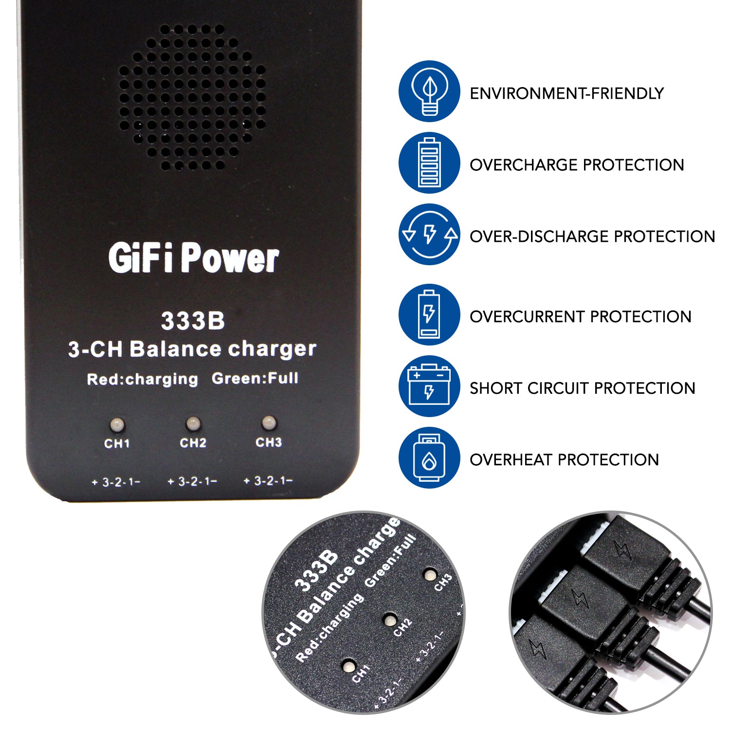 Universal 3-in-1 Balance Charging Hub for Hubsan ZINO H117S Pro RC Drone - Fast Charging Station for Multiple Batteries, Perfect for Outdoor Drone Flying & Aerial Photography