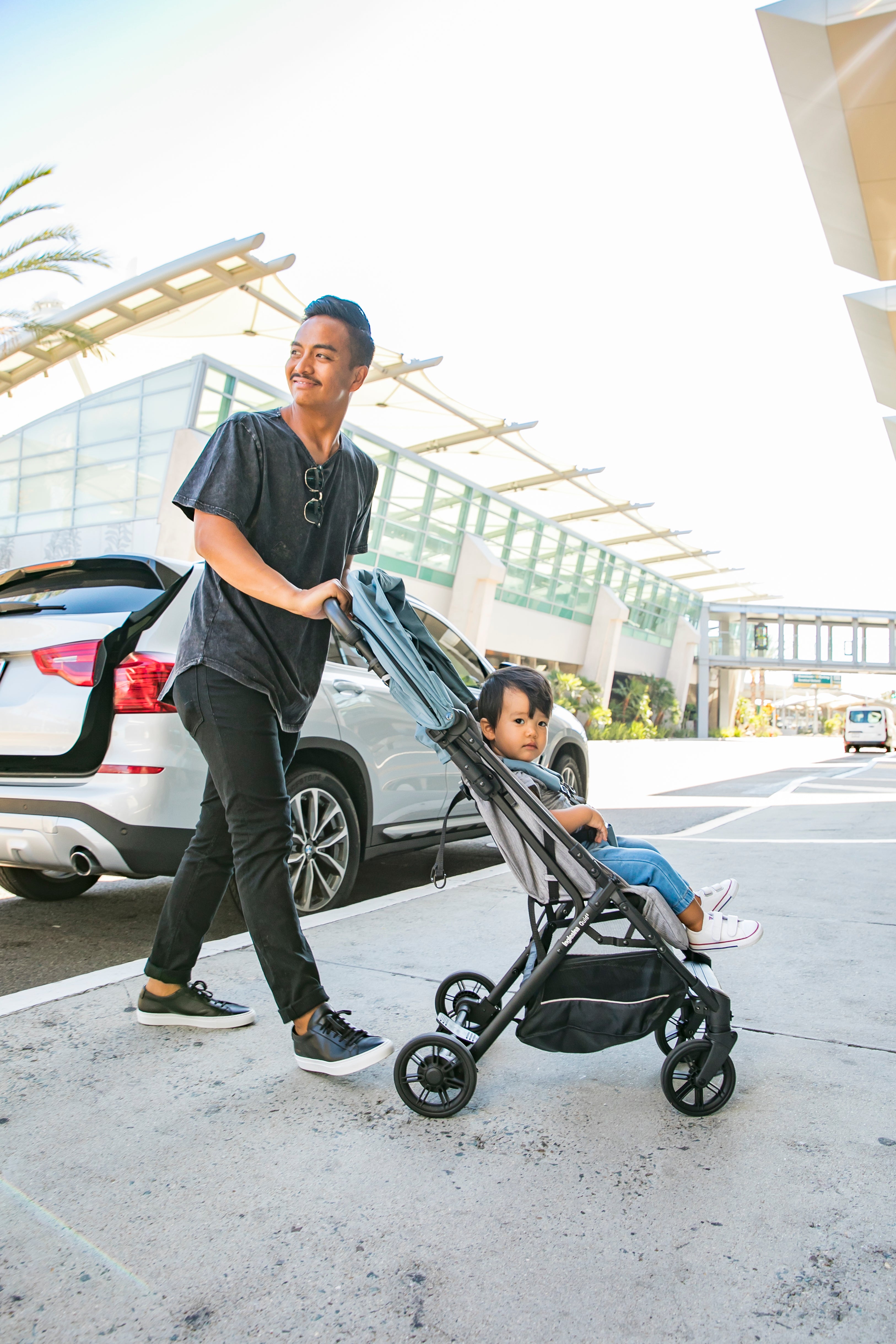 Inglesina Quid Lightweight Stroller - Compact & Portable Baby Stroller for Travel - Damaged Box (Great for Airplanes, Shopping & City Walks)