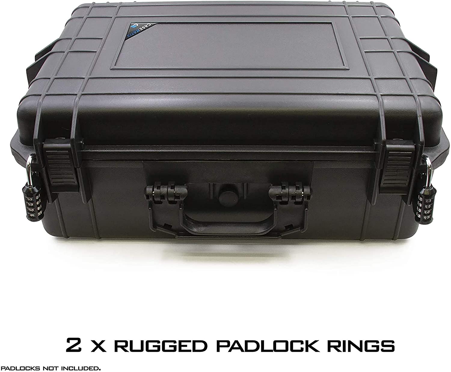 CASEMATIX Hard Carrying Case for DJI FPV Combo Drone & Accessories - Waterproof Protective Storage Case with Custom Foam Insert | Perfect for Travel, Outdoor Adventures & Drone Protection