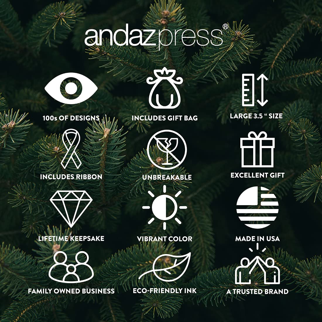 Funny Cannabis Christmas Ornament - 3.5