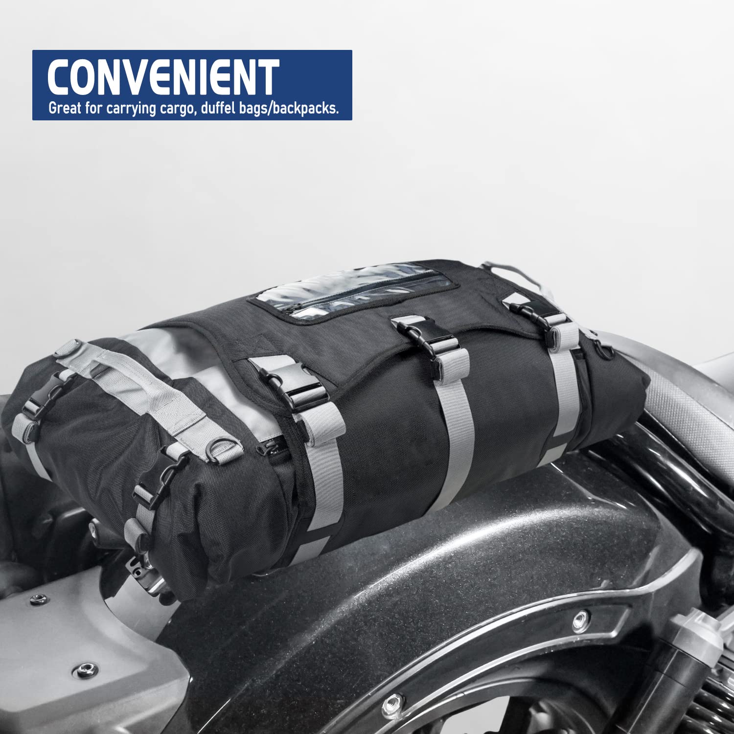 Motorcycle Rear Solo Seat Luggage Carrier Rack for Honda Rebel CMX1100 CM1100 CMX 1100 CM 1100 (2021-2023) - Heavy Duty Rear Fender Cargo Shelf Bracket Accessories - Perfect for Touring, Commuting & Long Distance Riding