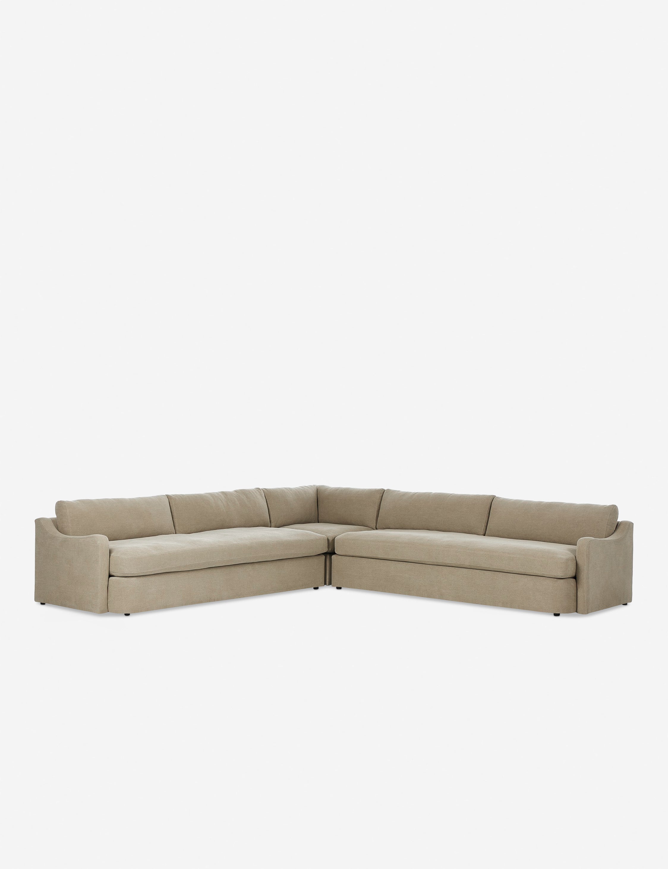 Aurelia Sectional Sofa by Amber Lewis x Four Hands - Modern Living Room Furniture for Home & Office Comfort