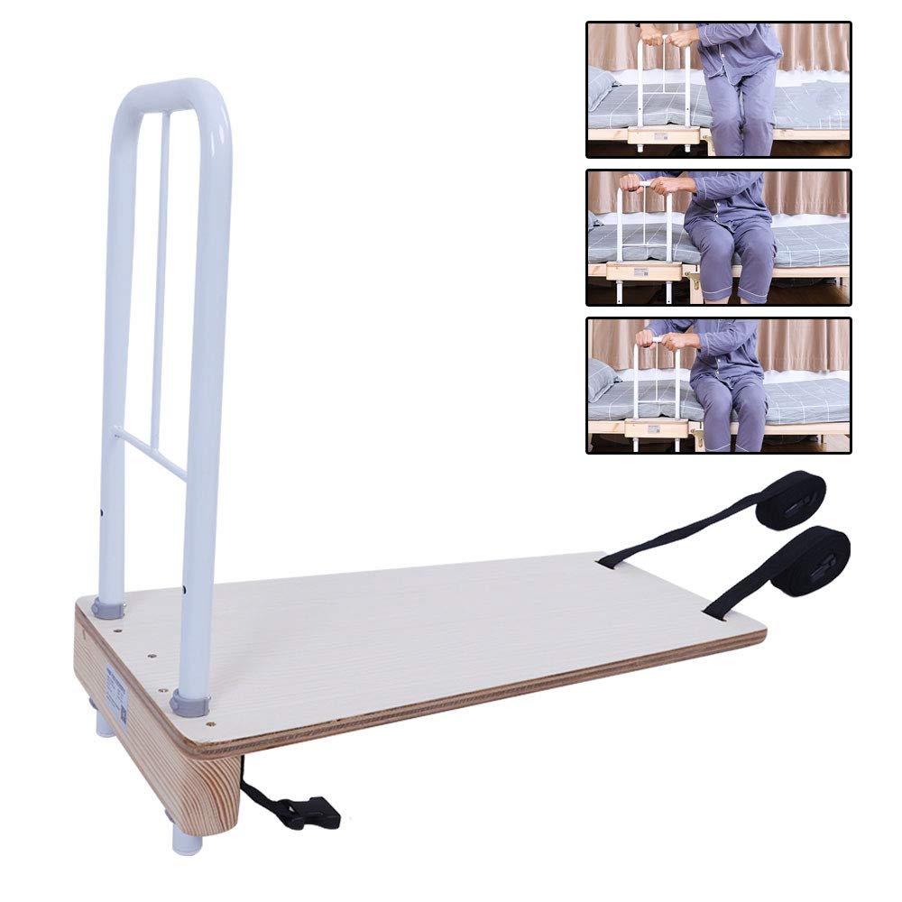 Adjustable Home Bed Assist Rail - Safety Bed Rail for Elderly & Disabled - Bed Assist Bar for Hospital Bed Railing - Fall Prevention & Mobility Aid for Seniors at Home or Healthcare Facilities