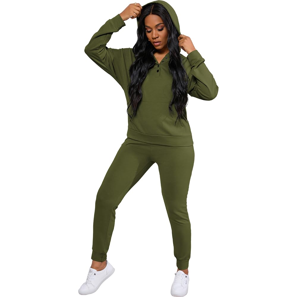 Nimsruc Women's Two Piece Jogging Suits - Casual Sweatsuit Set with Jogger Pants | Perfect for Gym, Running, Yoga & Lounge Wear