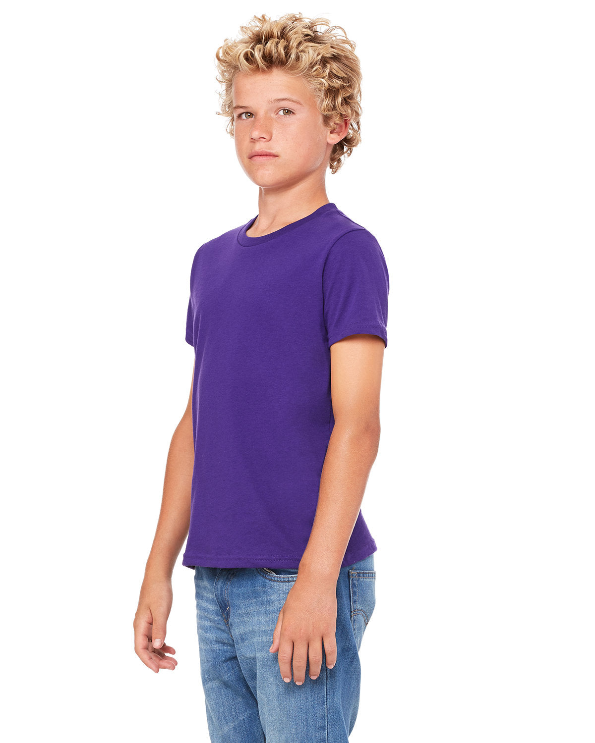 Bella + Canvas 3001Y Youth Jersey T-Shirt - Soft Cotton Short Sleeve Tee for Kids & Teens - Perfect for School, Sports & Everyday Wear