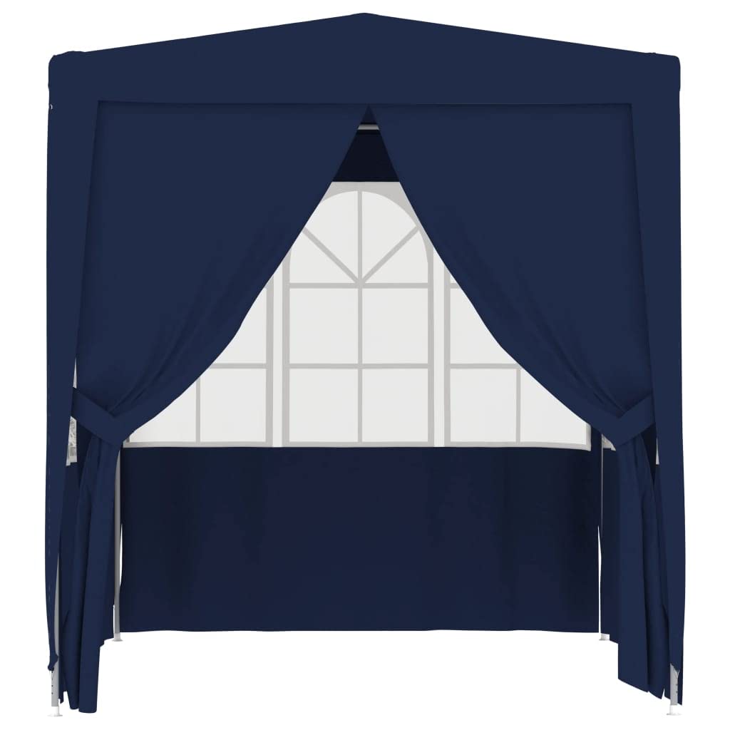 CHARMMA 6.6'x6.6' Blue Pop Up Canopy Tent - Waterproof Outdoor Party Wedding Gazebo for Backyard, Beach, Camping & Events - Portable Instant Shelter with UV Protection & Polyester Fabric