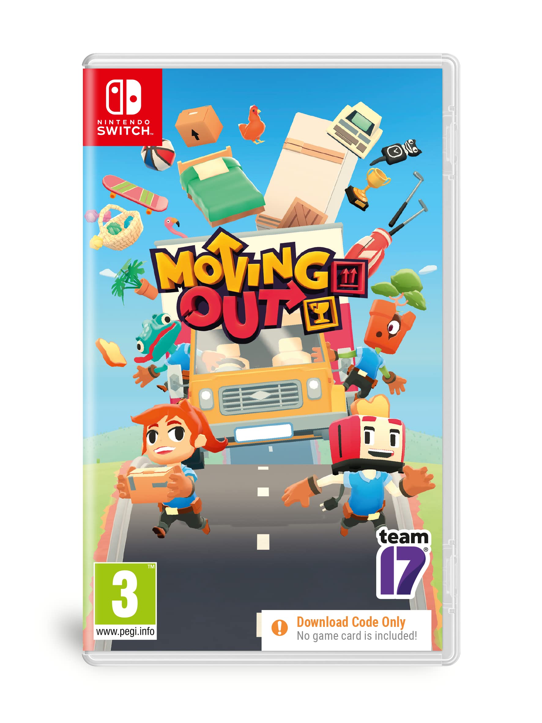 Moving Out - Code in a Box for Nintendo Switch | Digital Download Game | Fun Multiplayer Moving Simulation for Parties & Family Game Nights