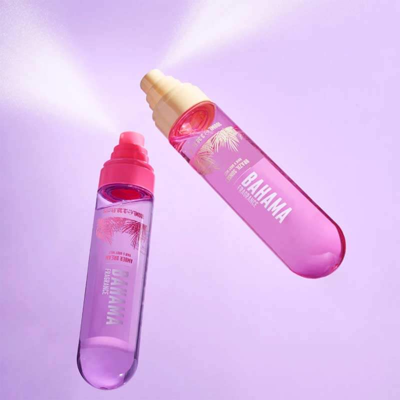 Bahama Fragrance Amber Dream Hair & Body Mist - Tropical Scented Spray for Women, Long Lasting Moisturizing Perfume for Hair & Skin - Perfect for Beach Vacations, Summer Days & Relaxing Evenings