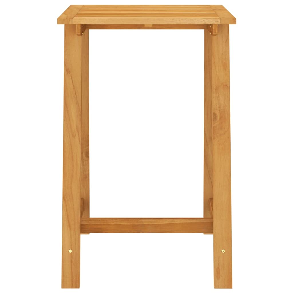 Solid Acacia Wood Outdoor Bar Table - 27.6