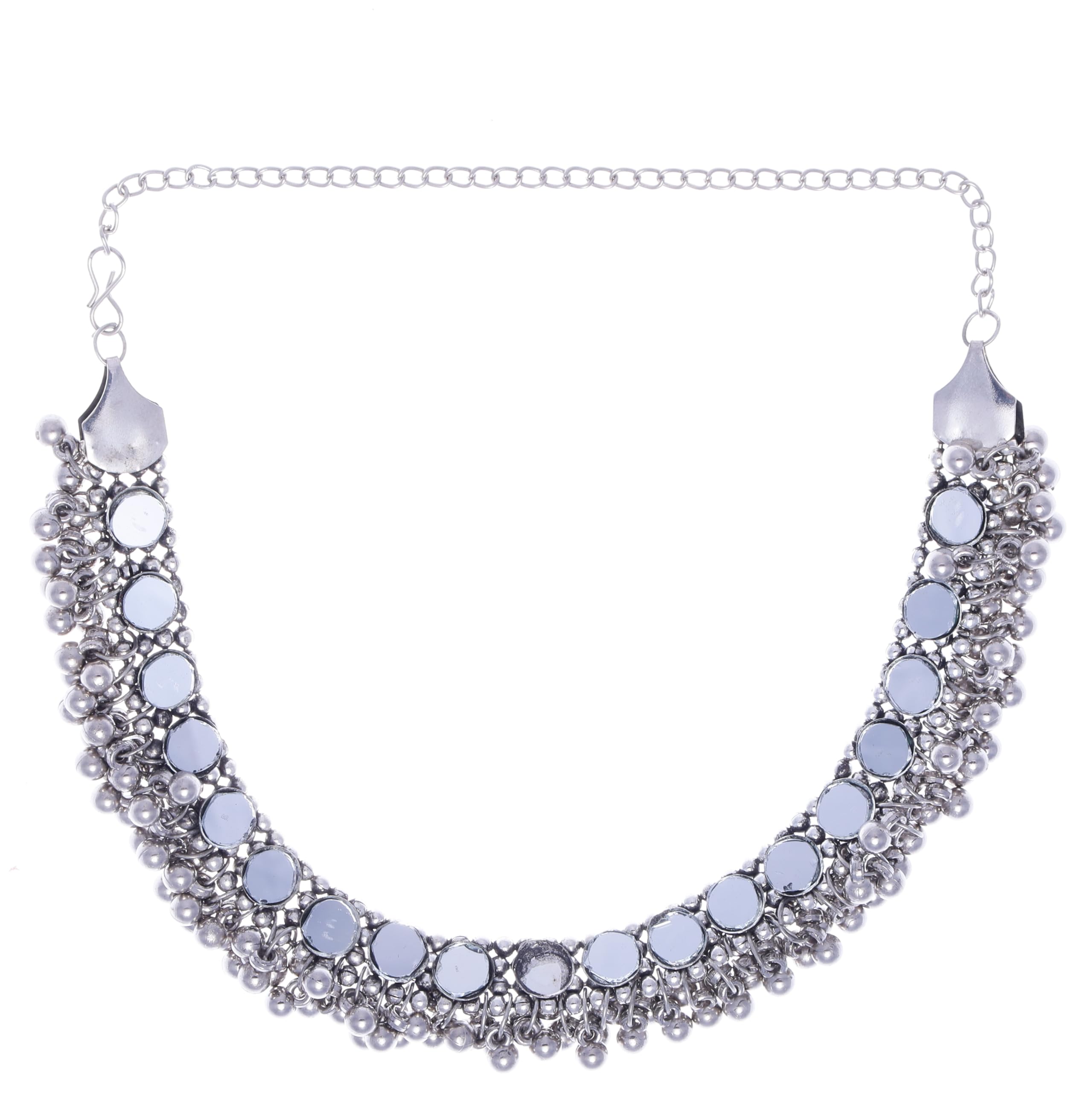 Oxidized Western Choker Necklace for Women & Girls - Stylish Aesthetic Jewelry Accessory for Parties, Weddings & Everyday Wear