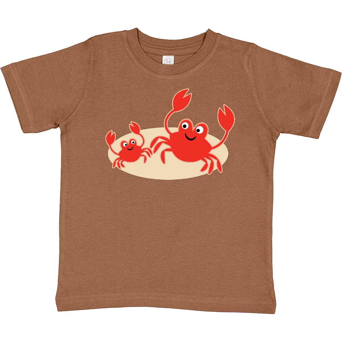 Inktastic Cute Beach Crabs Vacation Toddler T-Shirt - Soft Cotton Kids Tee for Summer Beach Trips & Family Vacations