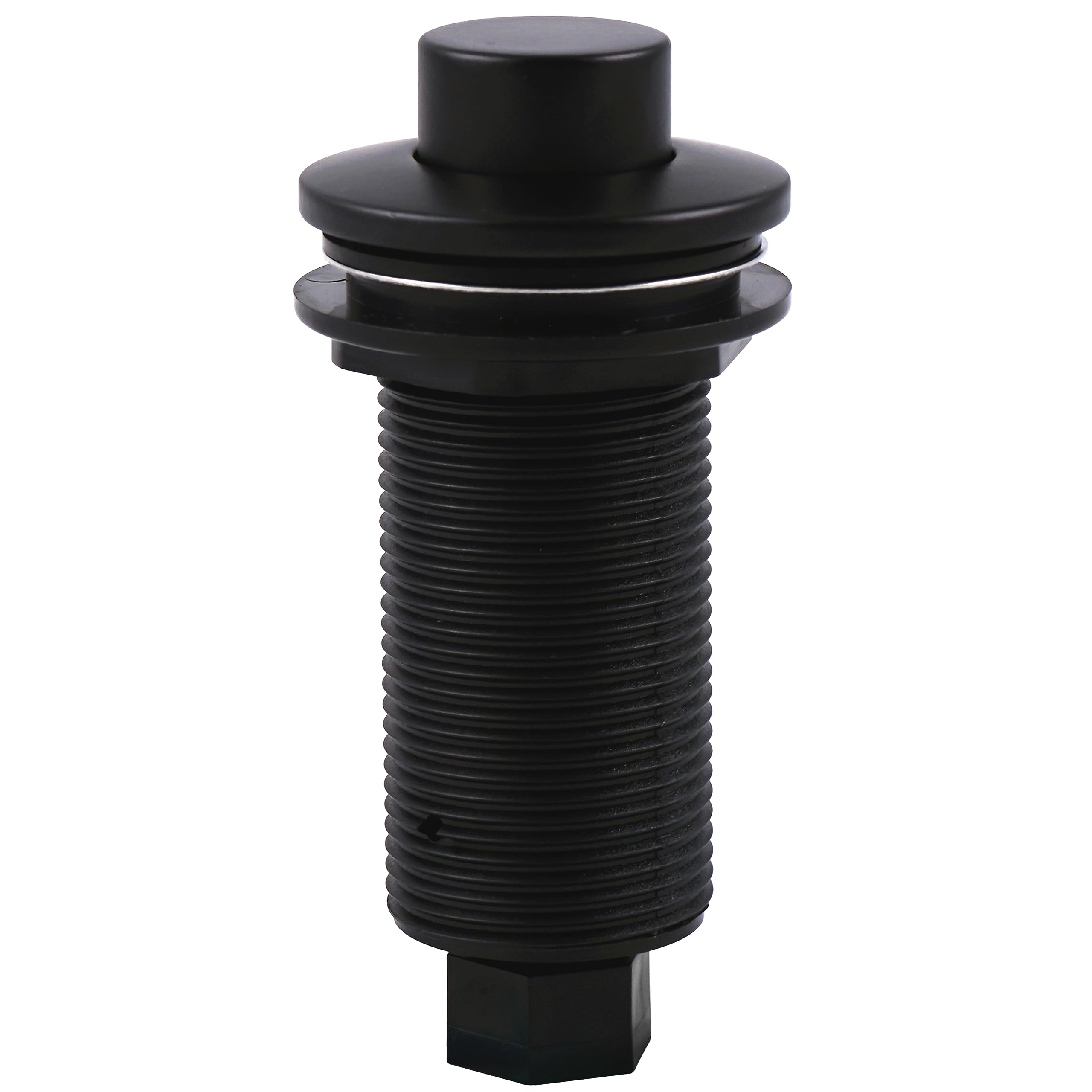 Westbrass ASB-RB3-62 Matte Black Raised Button Air Switch Trim for Sink Top Waste Disposal - Replacement Part for Garbage Disposal Systems | Perfect for Kitchen Sink Upgrades and Bathroom Renovations
