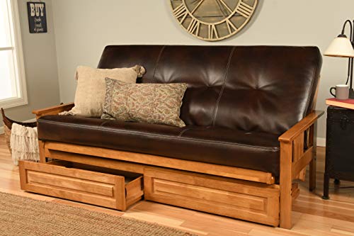 Cappuccino Leather Matt, Frame and Drawers