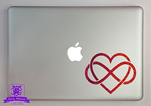 Heart with Infinity Knot Vinyl Decal - 4