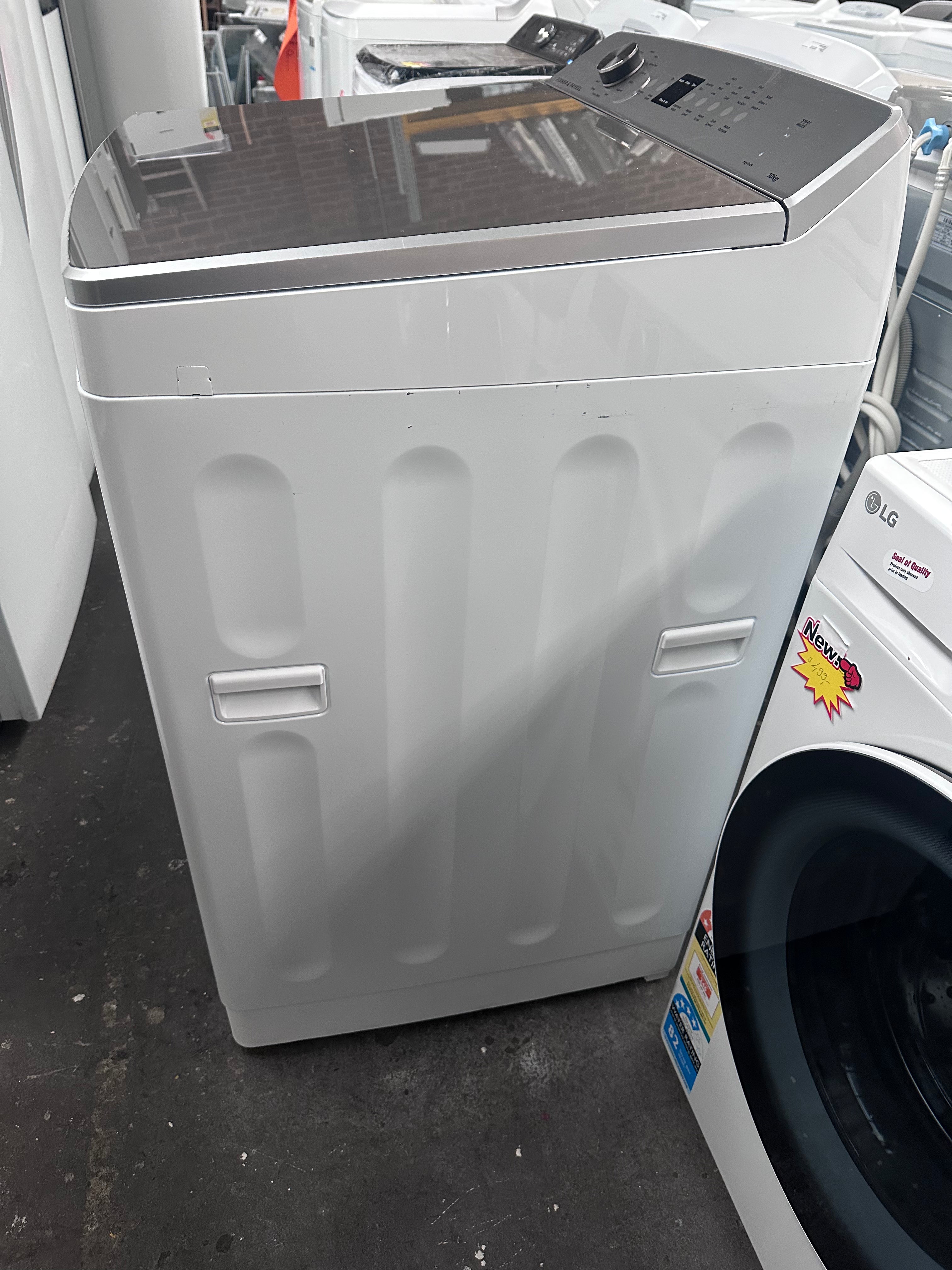 Fisher & Paykel WL1064G1 10kg Top Load Washing Machine - Series 5 Factory Second | Great for Large Families & Laundry Rooms | Energy Efficient & Space Saving Design