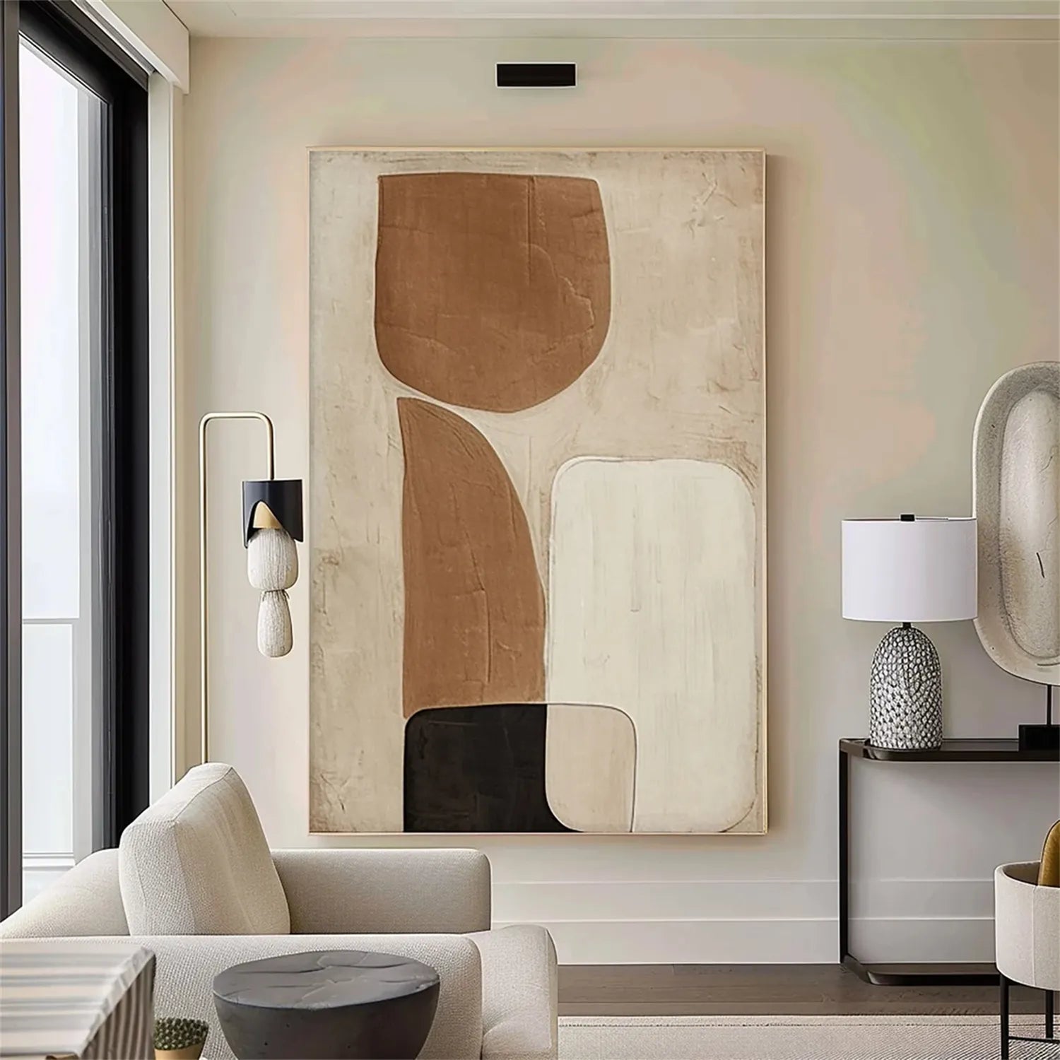 Abstract Painting #AB 178 - Modern Wall Art for Home & Office Decor | Handmade Canvas Artwork for Living Room, Bedroom, or Office Spaces