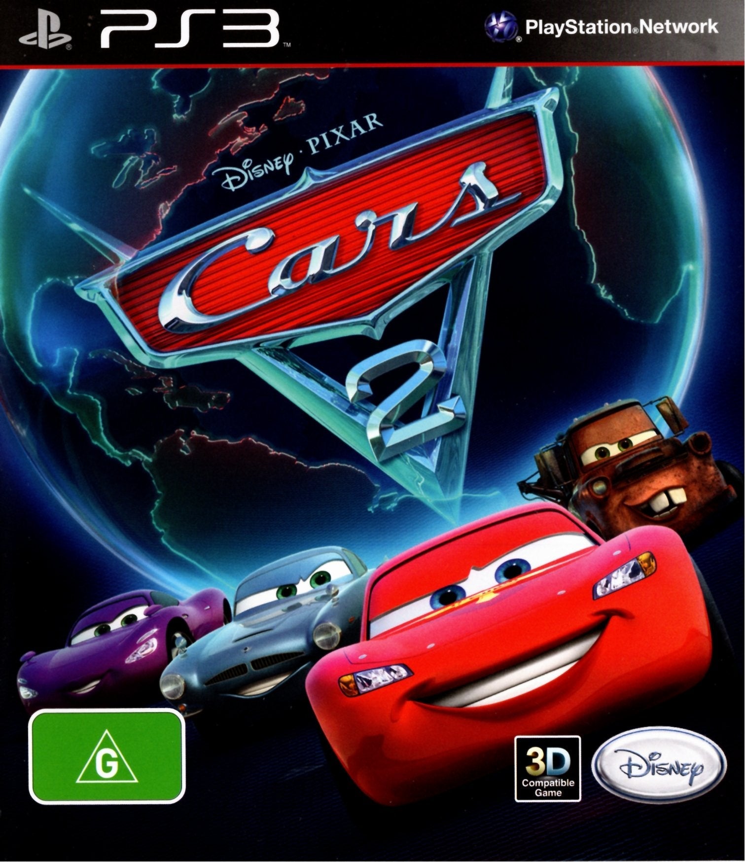 Disney Cars 2 Video Game for Playstation 3 (PS3) - PAL Version | Racing Adventure Game for Kids & Family Game Night | Perfect for Disney Fans & Car Lovers