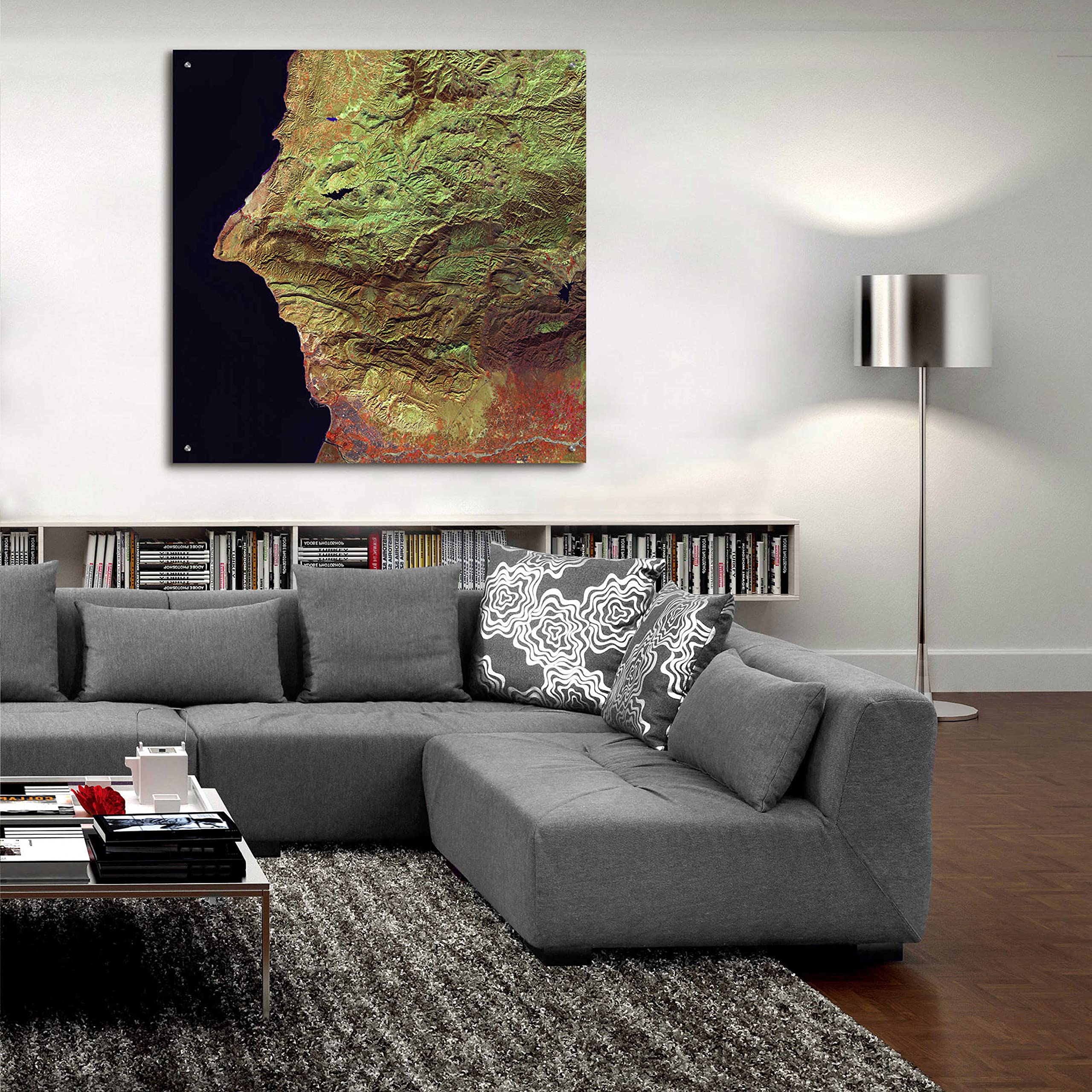 Epic Art 'Earth as Art: Earth Selfie' - 36x36 Inch Acrylic Glass Wall Decor | Modern Home & Office Wall Art | Perfect for Living Room, Bedroom or Office Decoration
