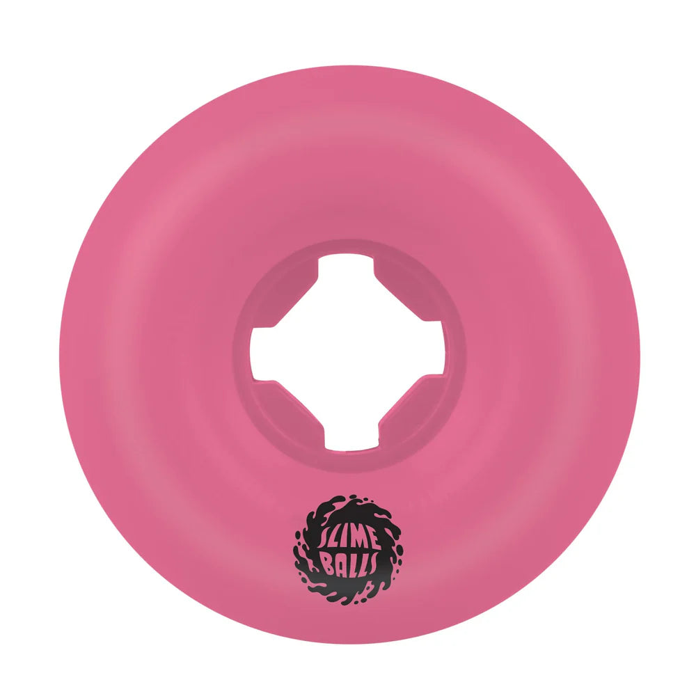 55mm 99A Pink Slime Ball Ink Wheels for Skateboards - Perfect for Street Skating and Tricks