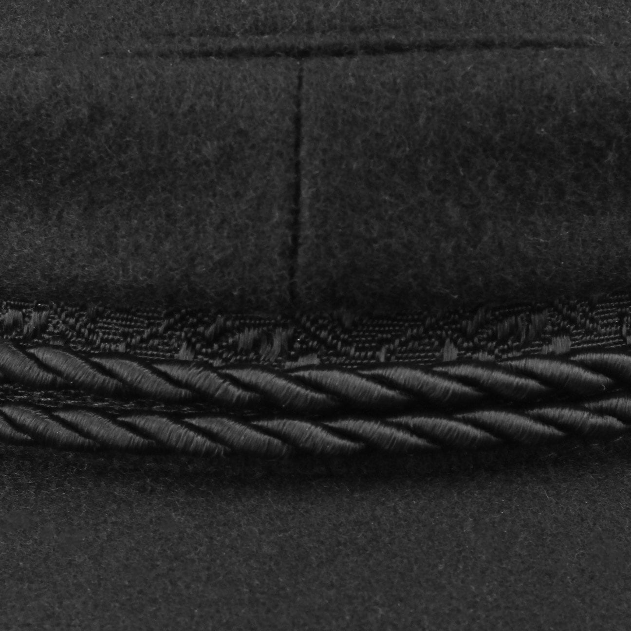 Hammaburg Black Elbe Sailor Cloth Hat - Classic Nautical Style for Men & Women - Perfect for Sailing, Beach Outings, and Summer Fashion