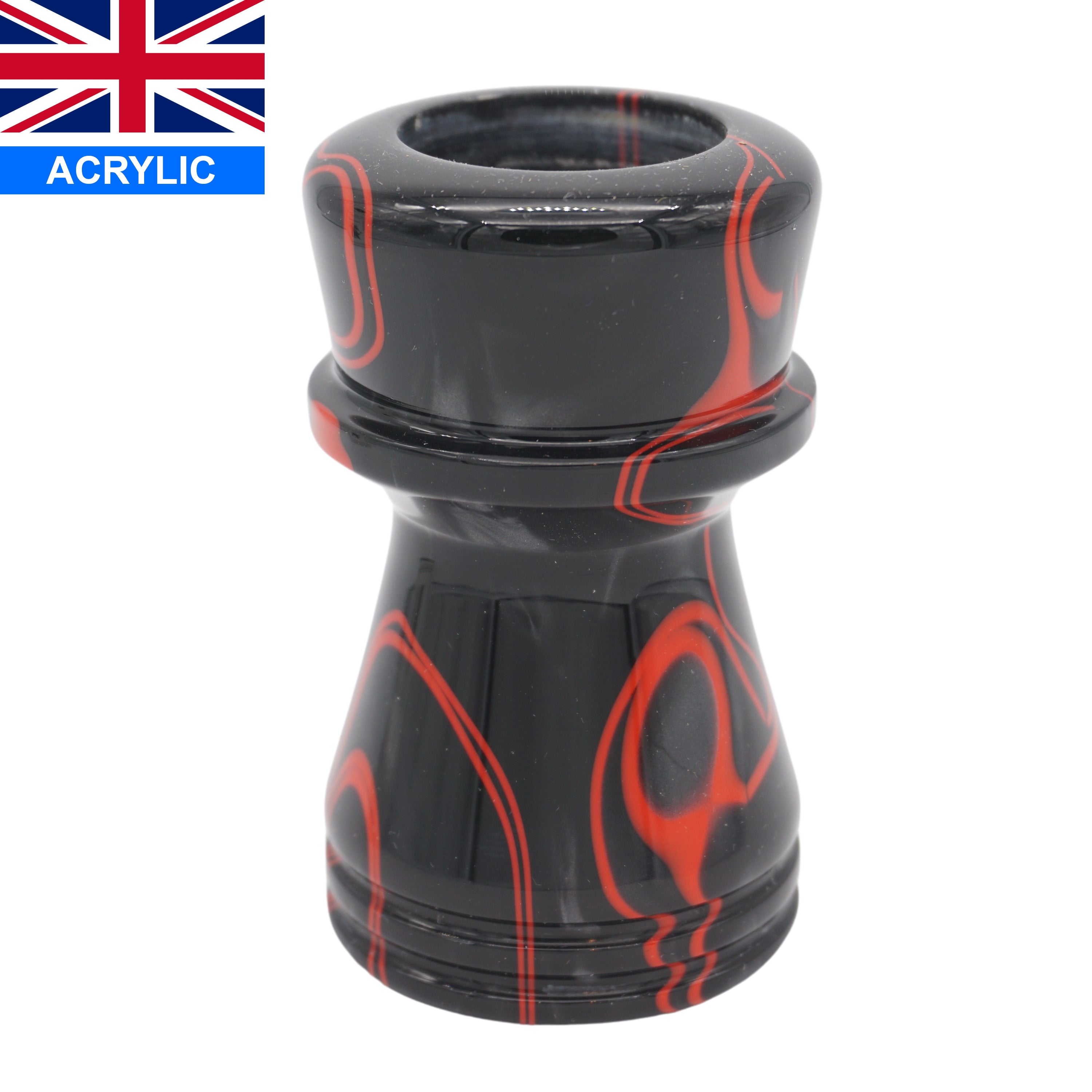 Premium Sith Handcrafted Wooden Shaving Brush Handle for 24mm & 26mm Knots - Perfect for Wet Shaving, Grooming Gifts & Luxury Bathroom Accessories