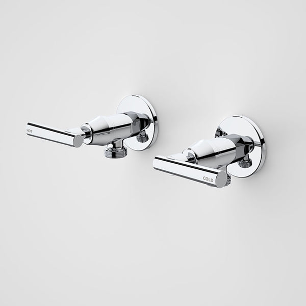 Lead-Free Caroma Elegance Chrome Lever Washing Machine Set - Durable & Stylish for Modern Laundry Rooms & Home Use