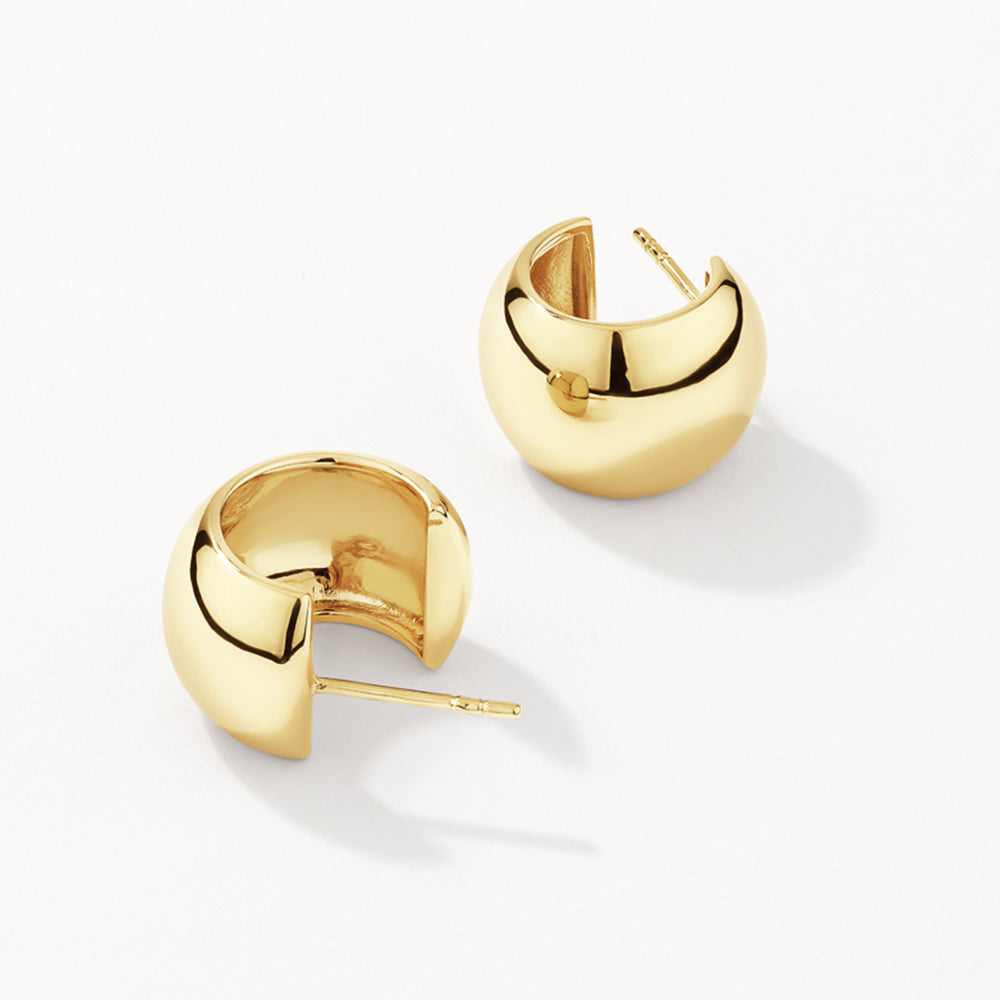 Chunky Gold Hoop Earrings for Women - Trendy Statement Jewelry for Parties, Weddings & Everyday Wear