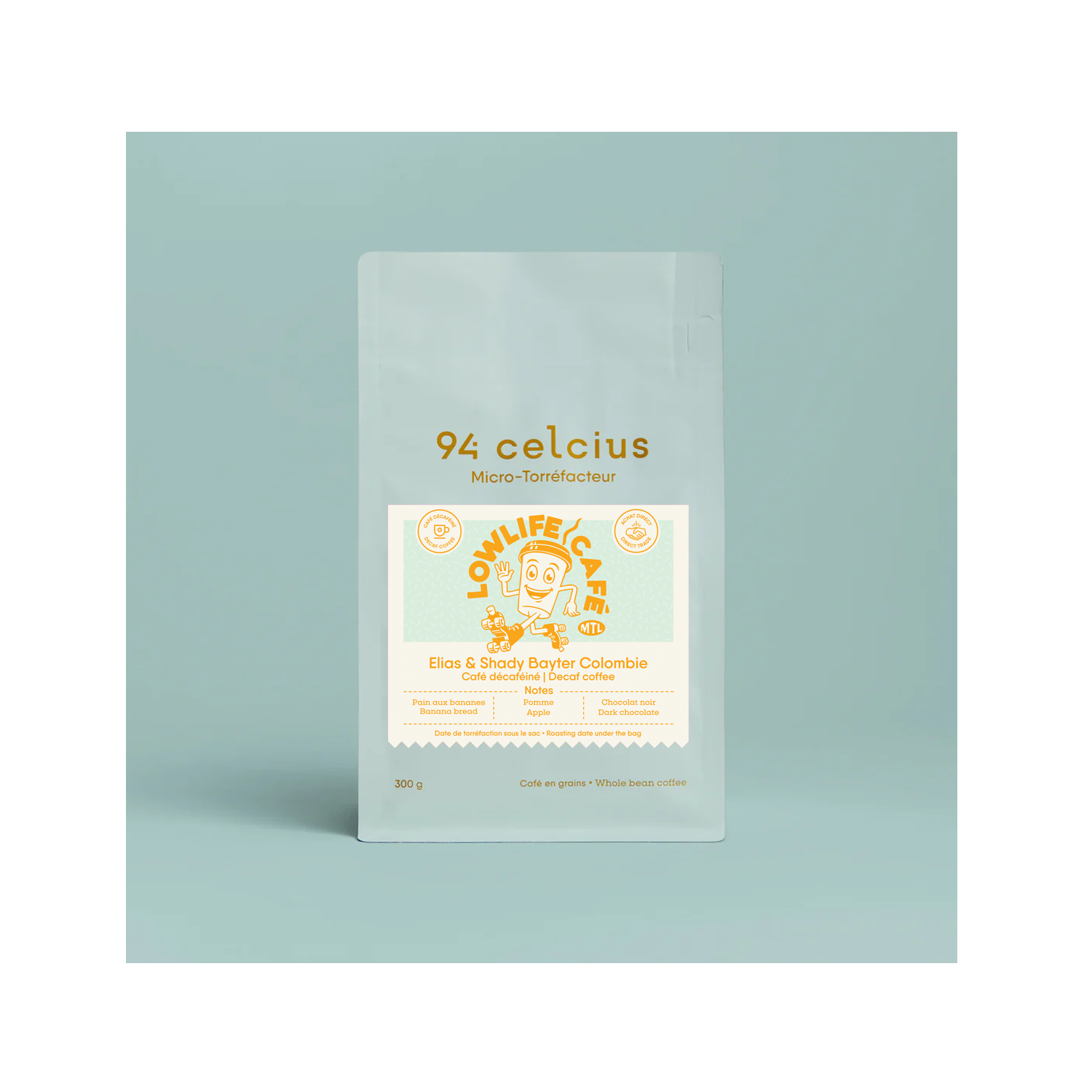 Organic Decaf Coffee Beans - Single Origin Colombia Elias & Shady Bayter - Medium Roast for Home Brewing, Office Use & Gifts