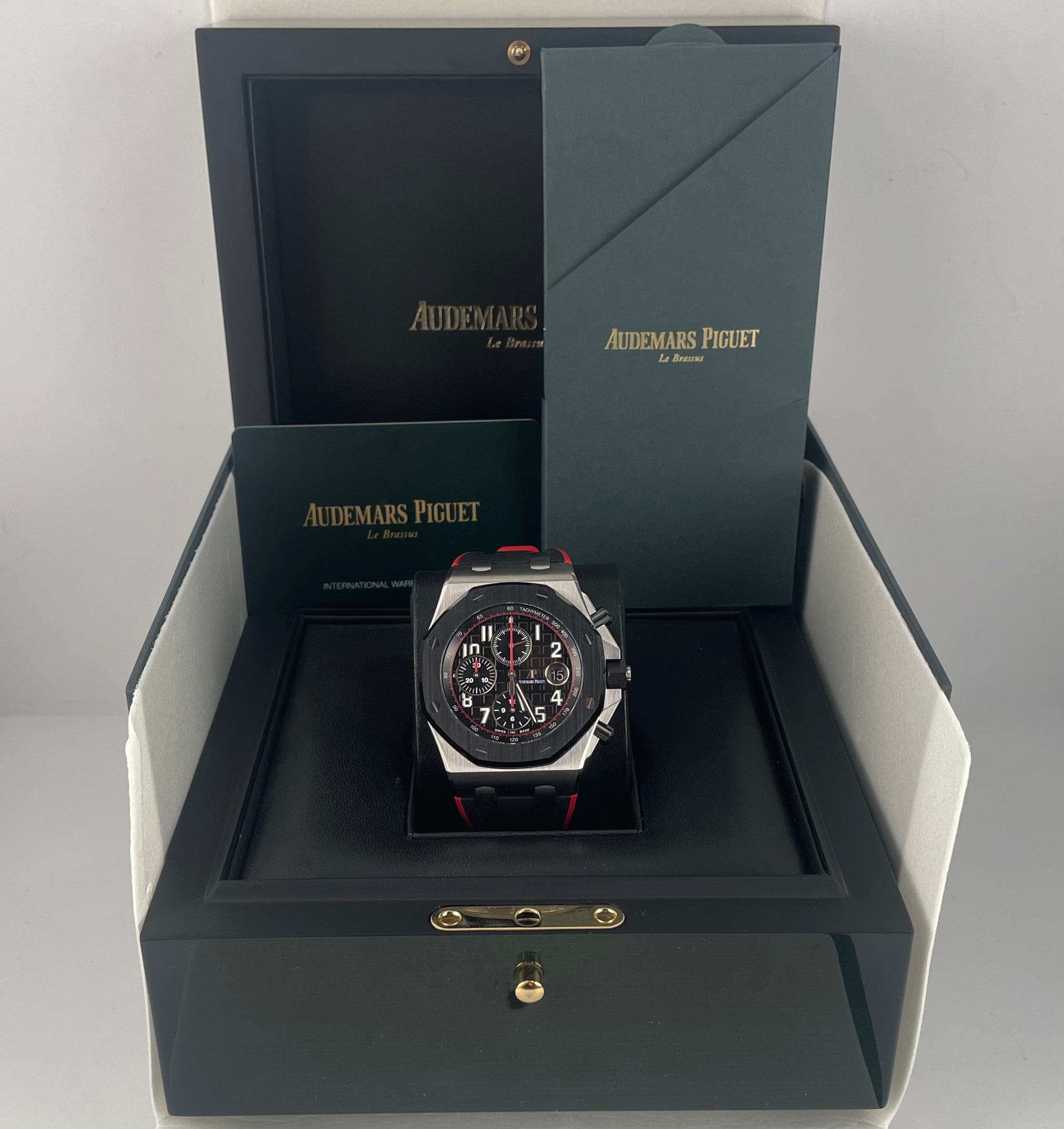 Audemars Piguet Royal Oak Offshore Chronograph Vampire Men's Watch Ref 26470SO.OO.A002CA.01 - Luxury Stainless Steel Chronograph for Business, Events & Collectors
