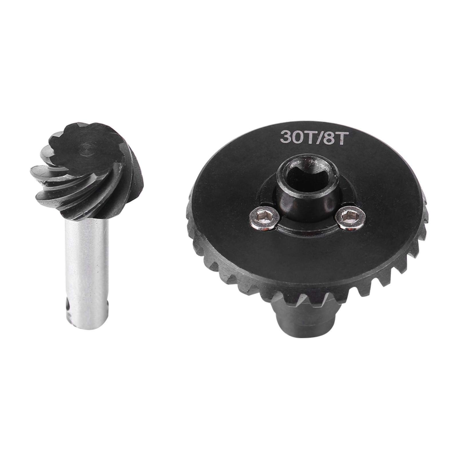 Stainless Steel RC Bevel Gear Set 8T 30T - High Precision Bevel Gears for RC Cars, Toy Vehicles & DIY Robotics Projects - Perfect for Upgrades, Repairs and Custom RC Builds