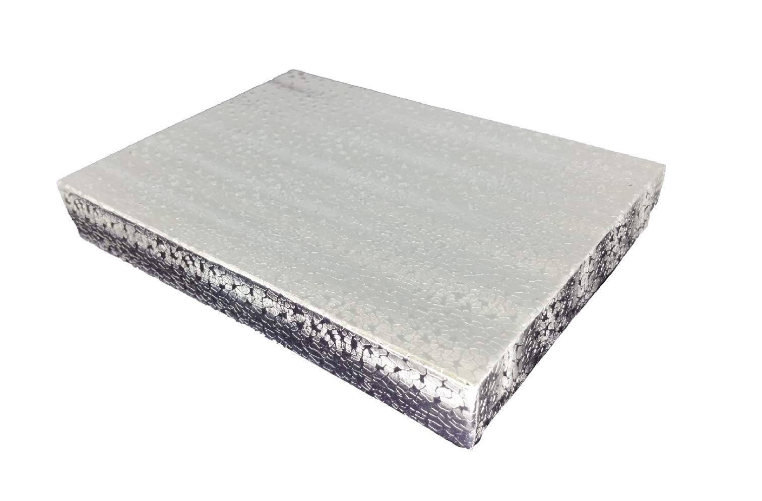 100 Silver Foil Jewelry Gift Boxes 5.375