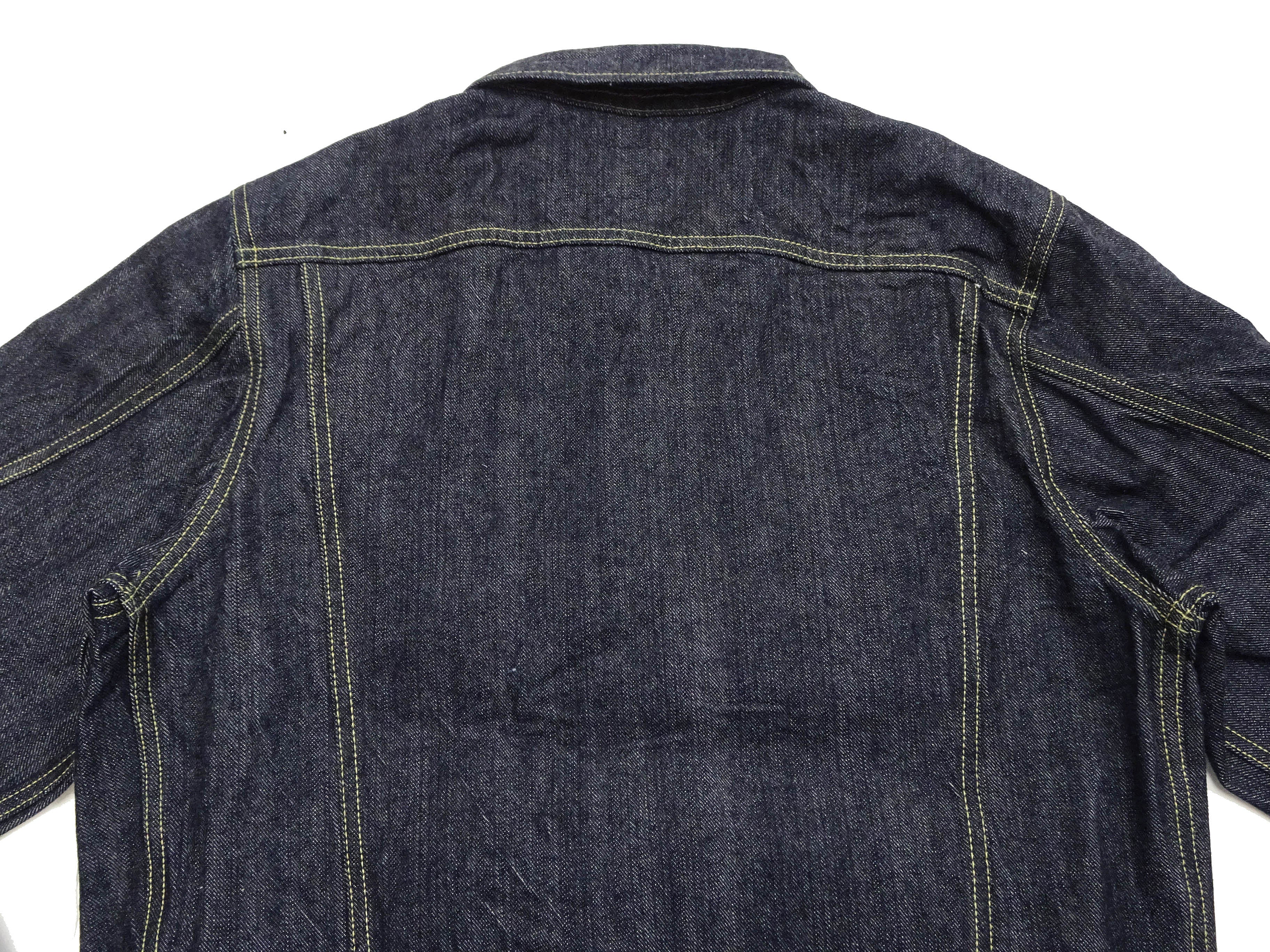 Studio D'artisan Men's 101J Denim Jacket - Reissue Lee Rider Style, One Wash Indigo Jean Jacket D4557 | Vintage Fashion, Casual Wear & Street Style Outfits