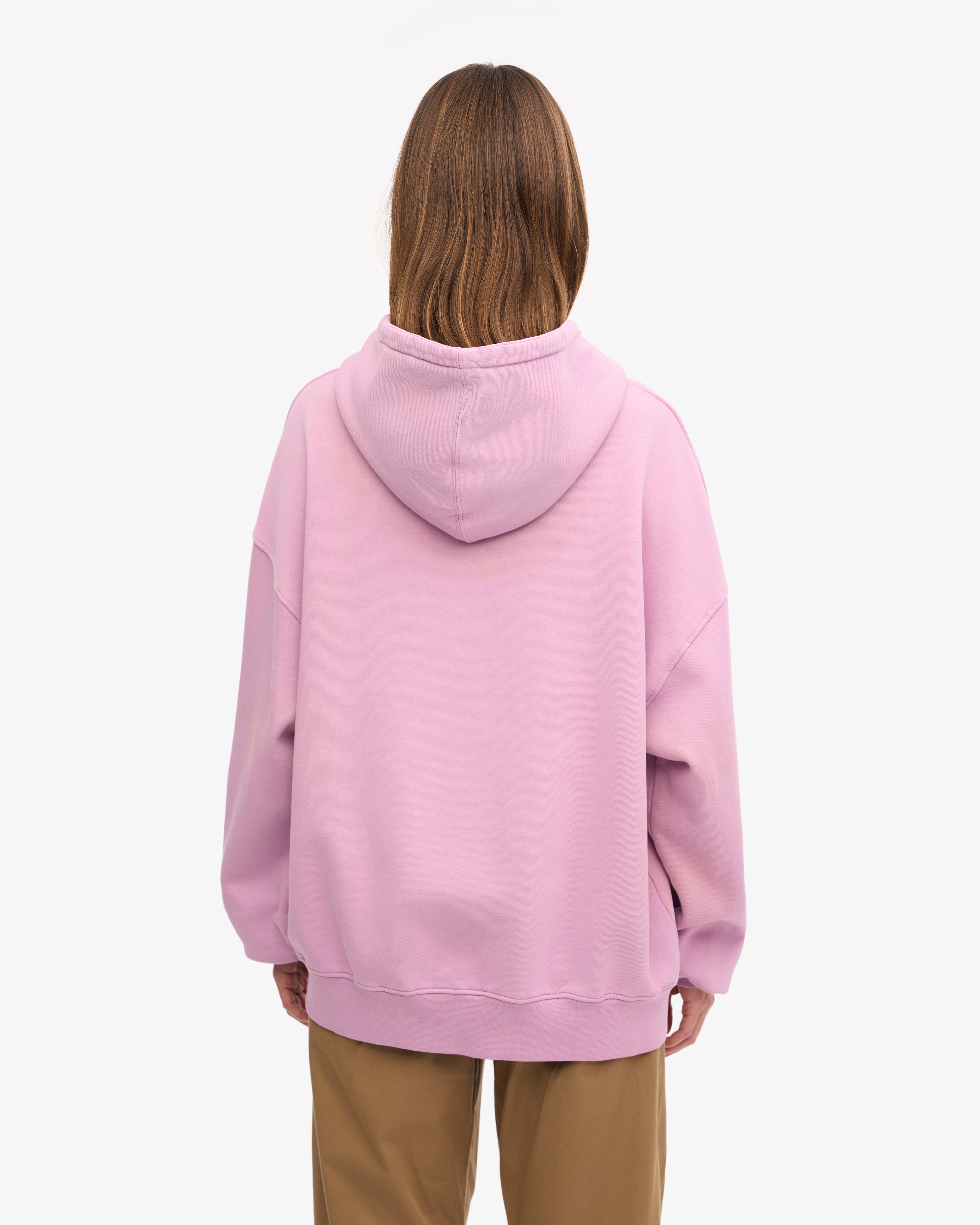Organic Oversized Hoodie with Cherry Blossom Print - Soft Cotton Pullover for Women - Perfect for Casual Wear, Loungewear, and Spring Outfits