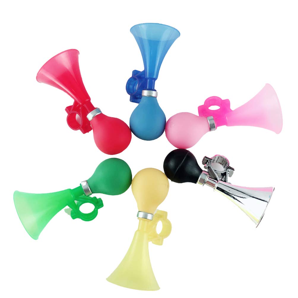 WINOMO Kids Bike Horn Bell - Loud Bicycle Air Horn for Safety, Children's Handlebar Bike Bell with Ring Sound - Perfect for Outdoor Cycling, Girls Bike Decor & Road Safety Accessories