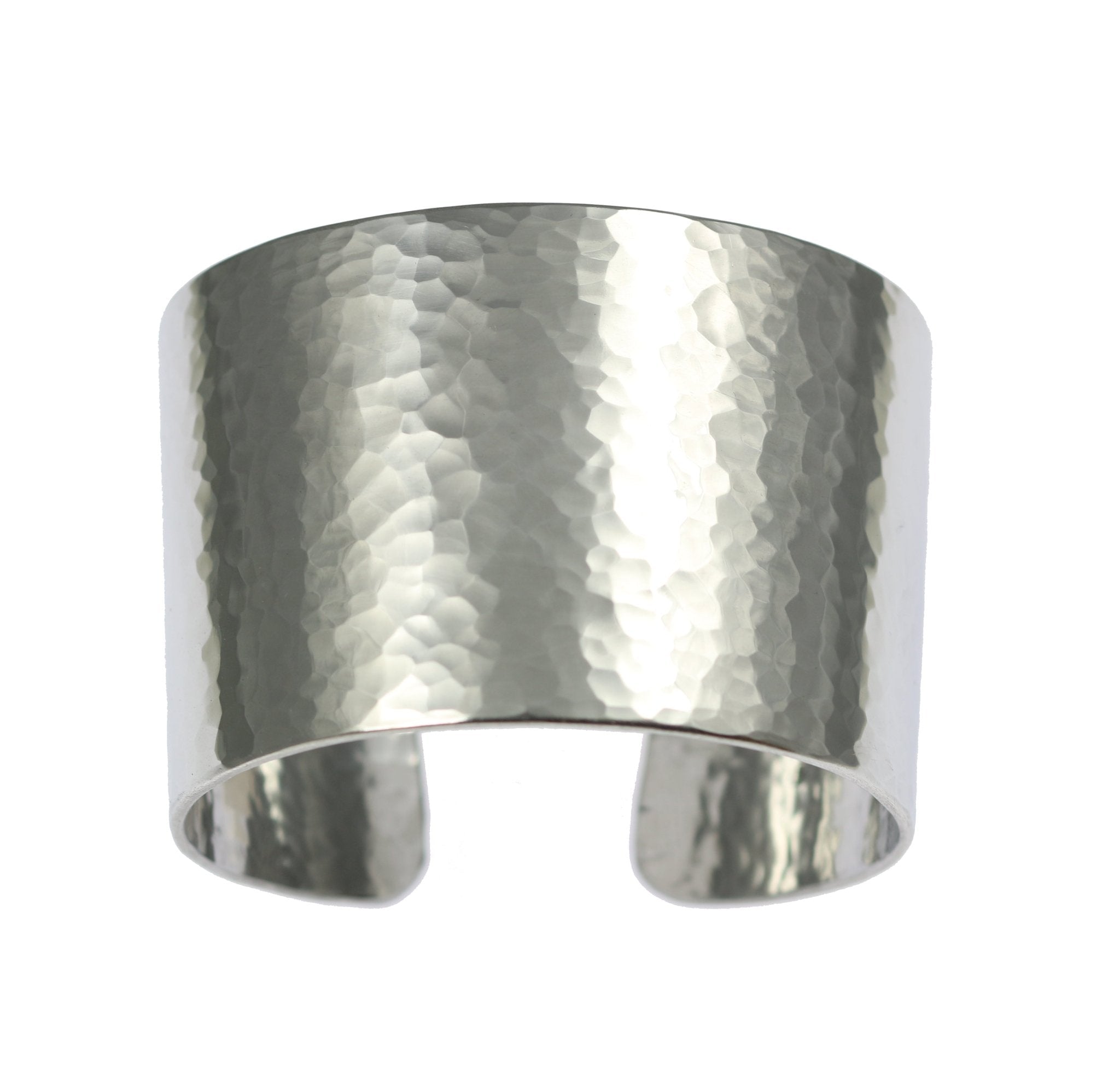 Handmade Hammered Aluminum Cuff Bracelet for Women - Boho Chic Jewelry for Everyday Wear & Special Occasions