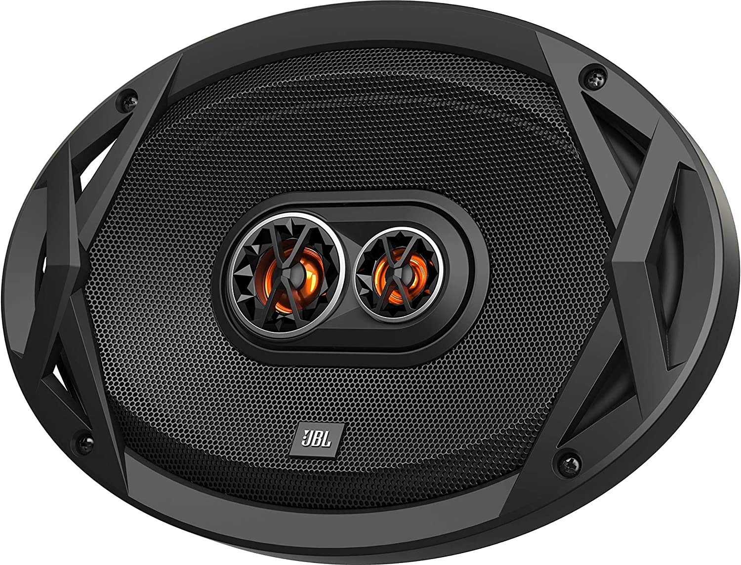 JBL GT7-96E 6x9 Inch 300W (75W RMS) 3-Way Coaxial Car Speakers with Gravity Magnet - Premium Sound for Cars, Trucks & SUVs - Includes Phone Holder Bundle for Hands-Free Driving