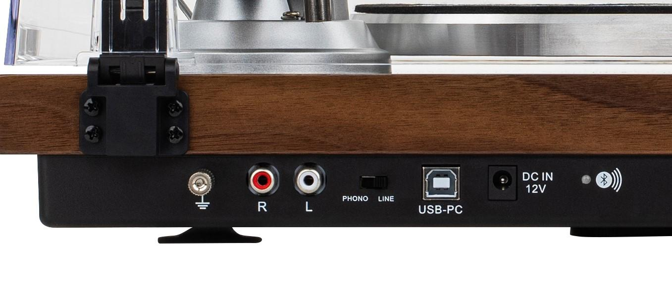 Dayton Audio TT1 Belt-Drive Turntable with Built-in Preamp - Vintage Vinyl Record Player for Home Audio & DJ Setup