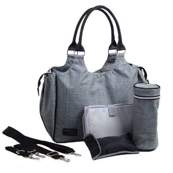Valco Baby Diaper Bag Backpack - Large Waterproof Travel Diaper Bag for Moms with Insulated Bottle Pockets & Changing Pad - Perfect for Daycare, Travel, and On-the-Go Parents