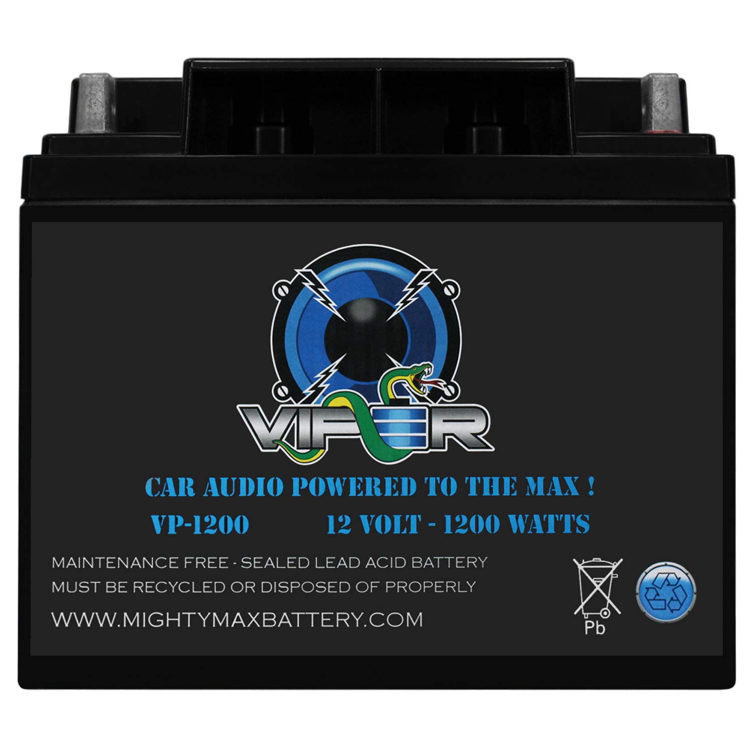 Mighty Max VP-1200 12V 1200W Rechargeable Deep Cycle Battery for Cadence Q9000M Power Inverter - Perfect for RV, Marine, Solar & Off-Grid Power Systems