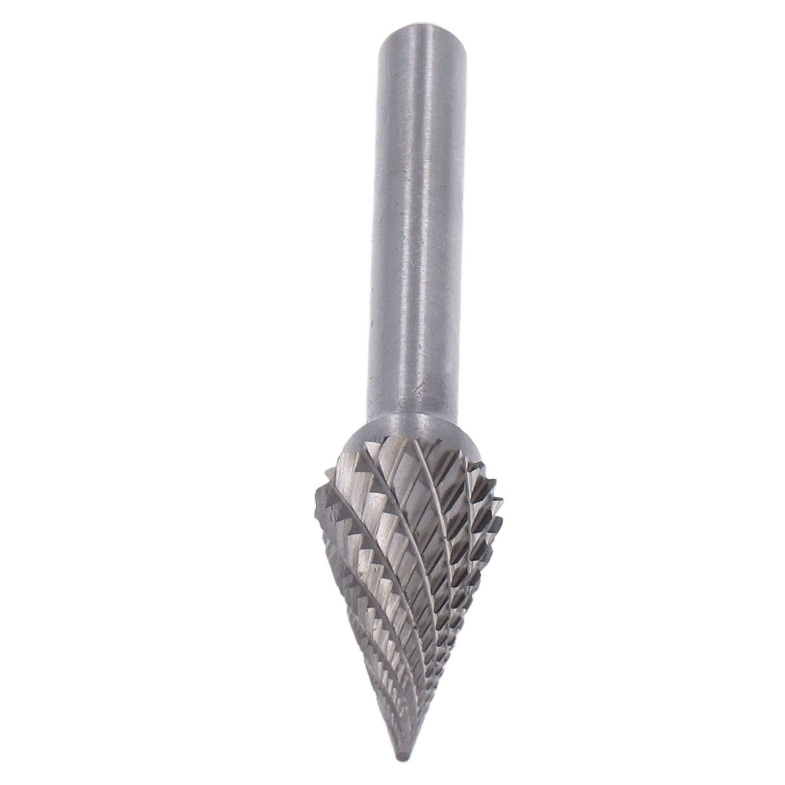 YG8 Heat Treated 2-Groove File Die Grinder Drill Bit - 1/4