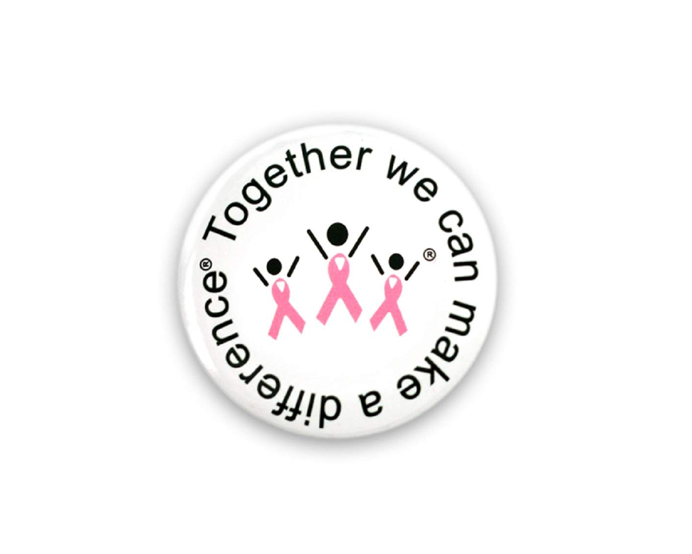 Pink Ribbon Pins for Breast Cancer Awareness - Bulk Wholesale Pack - Support Groups, Fundraising Events, Promotional Gifts & Charity Donations - Wear on Jackets, Bags & Hats to Show Support