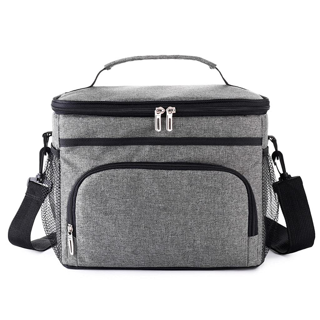 BTYAY 15L Insulated Cooler Bag - Leak-Proof Waterproof Picnic Lunch Box for Camping, Beach, Outdoor Activities - Thermal Food Storage Container for Picnics, BBQs & Travel (Color: Blue)