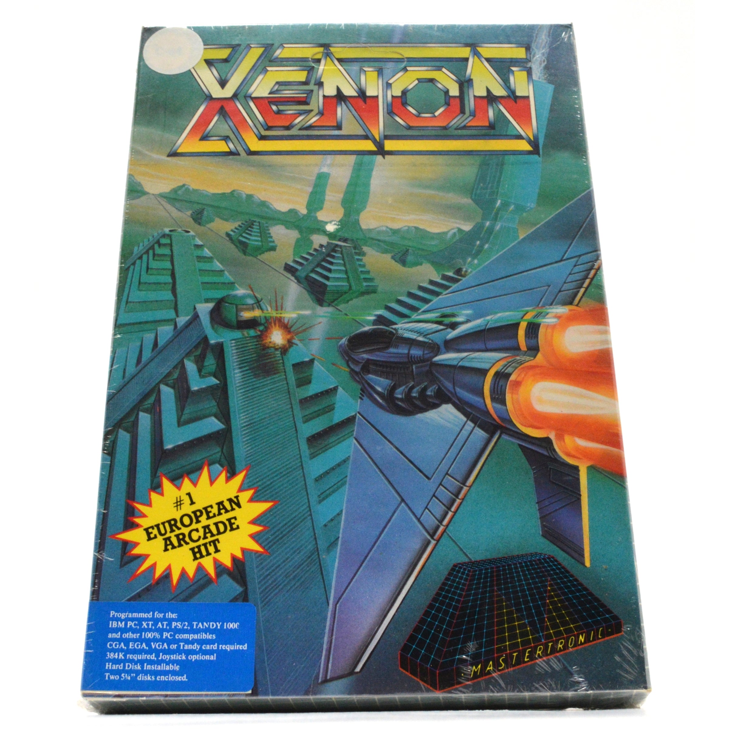 XENON Factory Sealed Vintage Computer Game - Compatible with IBM PC, TANDY, AMIGA, C64 & More | Perfect for Retro Gaming Enthusiasts & Collectors