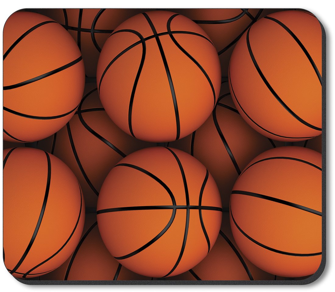 Basketball Art Plates Mouse Pad for Gaming & Office
