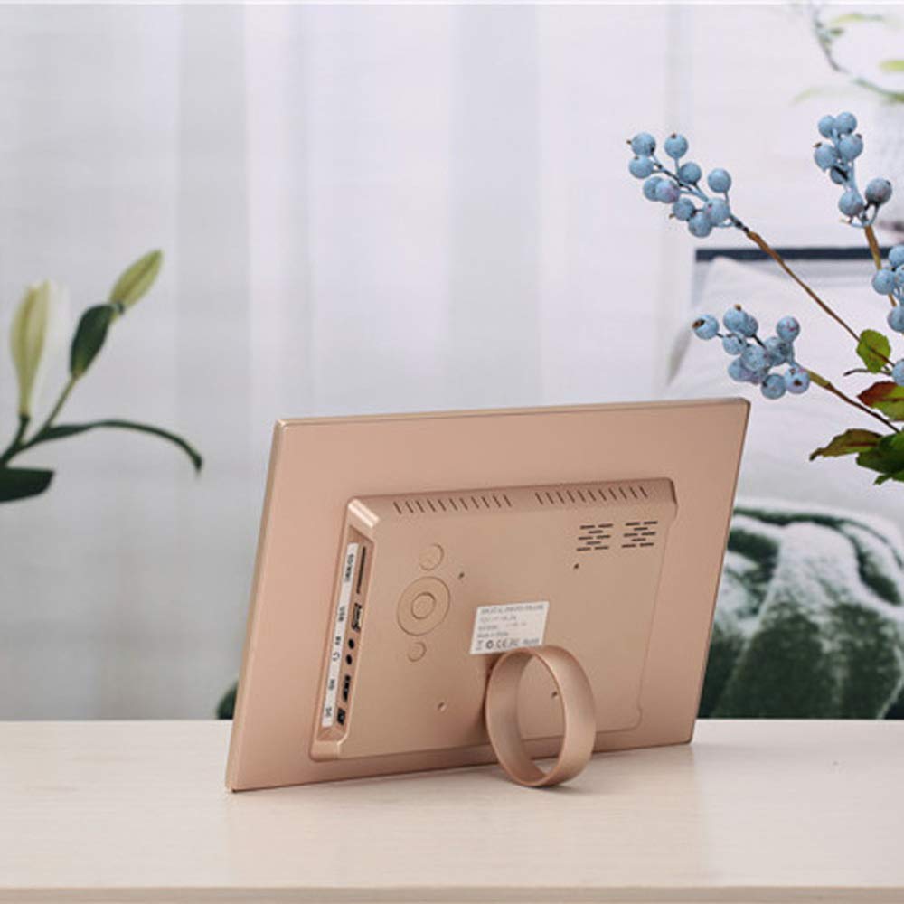 13.3 Inch Digital Photo Frame with 1366x768 Full HD IPS Display - Ultra-Thin Smart Digital Picture Frame with Remote Control, Music & Video Playback, Calendar & Alarm - Perfect for Home, Office Decor & Gift Giving