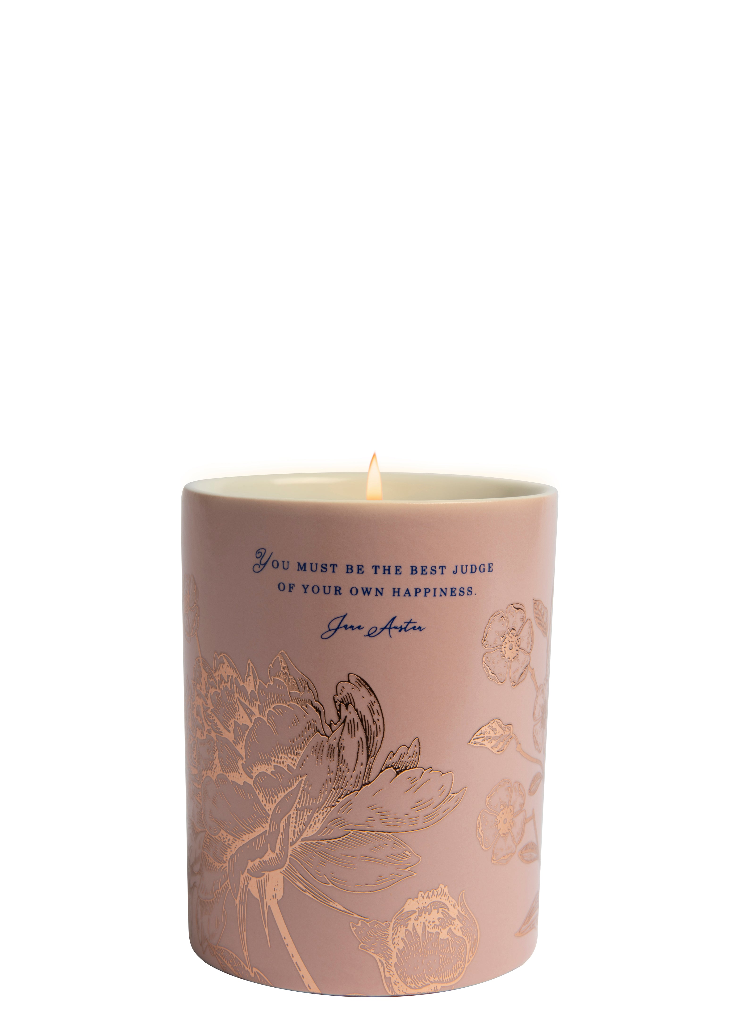 Jane Austen Inspired 'Be The Best Judge' Scented Candle - 8.5 oz Soy Wax Candle for Book Lovers & Literary Gifts - Perfect for Reading Nooks, Book Clubs & Cozy Evenings